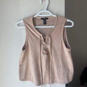 💙BOGO💙 Forever 21 Suede Sleeveless Top Small